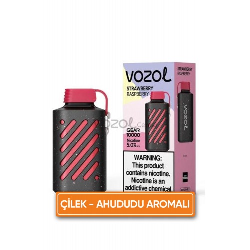 Vozol Gear 10000 Puff Strawberry Raspberry